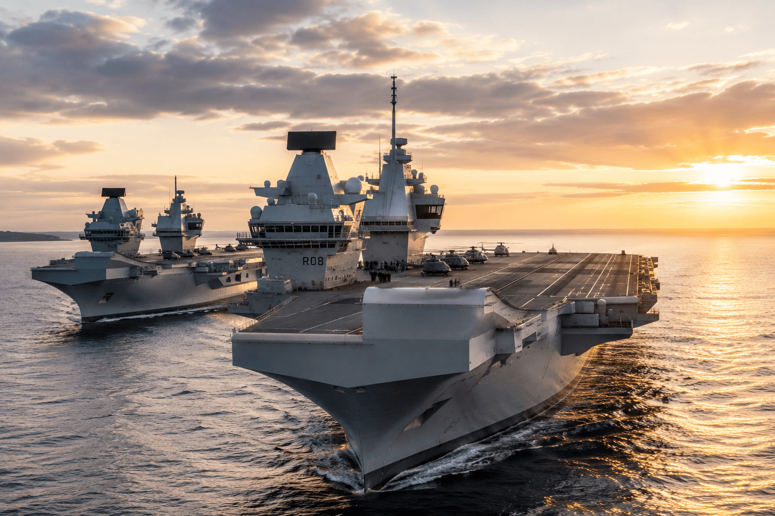 HMS Queen Elizabeth & Prince of Wales